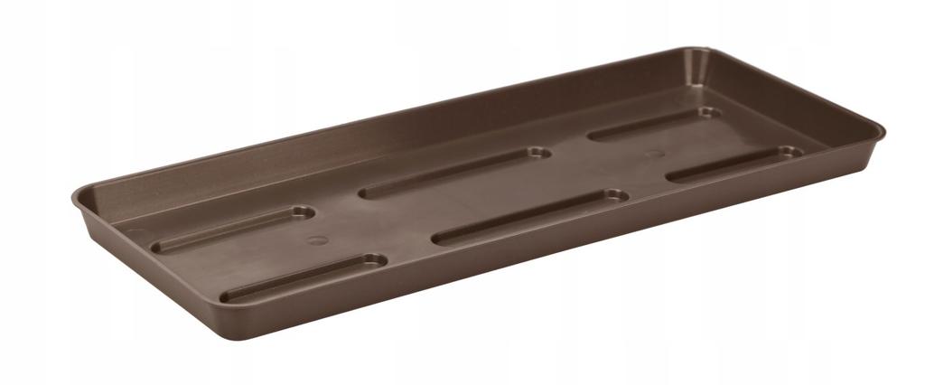Brown balcony flowerpot stand 40 cm