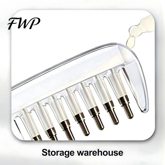 Scalp Care Treatment Comb Hair Oil Applicator Comb, Refillable for Growth & Essential Brush Massage, Minoxidil Roller Ball Men Women