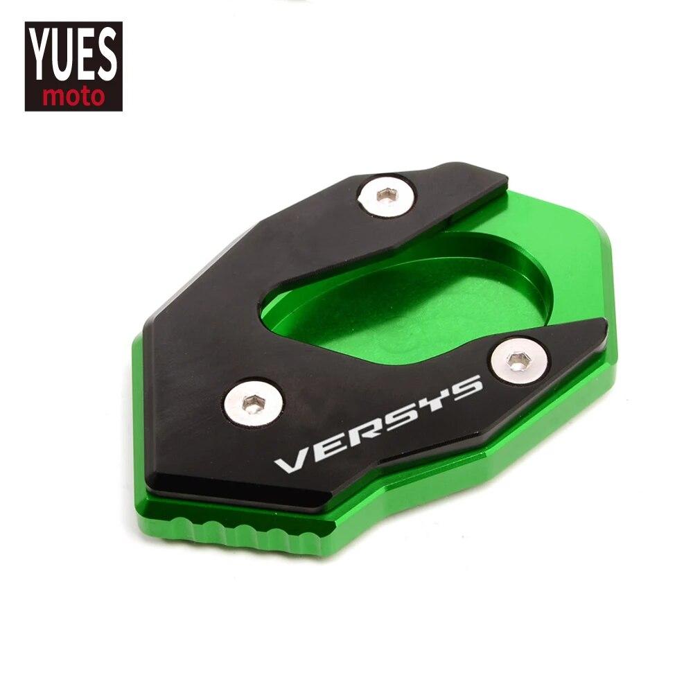 Motorcycle Accessories CNC Side Stand extension kickstand foot enlarger For KAWASAKI VERSYS X 300 300 250 X300 X250