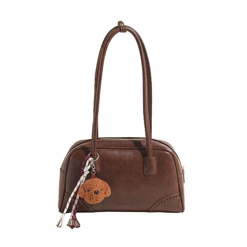 

Сумка для поездок на работу Женская новая сумка-тоут большой вместимости No pendant коричневый