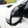 For Toyota RAV4 -2025 Bright Black Mirror Rain Eyebrow Cover Trim
