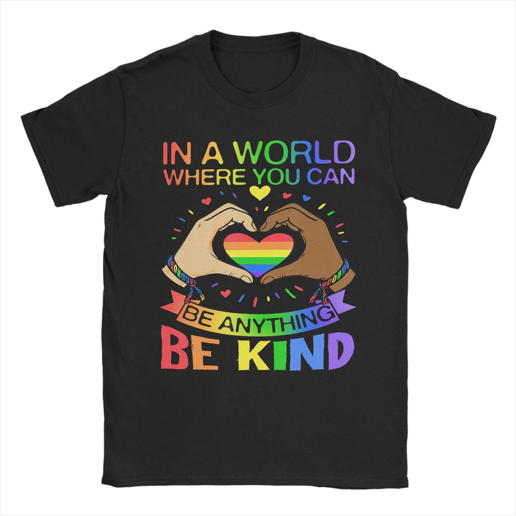 HuUnisex LGBT Gay Pride Month Transgender Rainbow for Unisex Unisex T Shirt Crazy Tee Shirt Crew Neck TShirt Cotton Unique Clothes