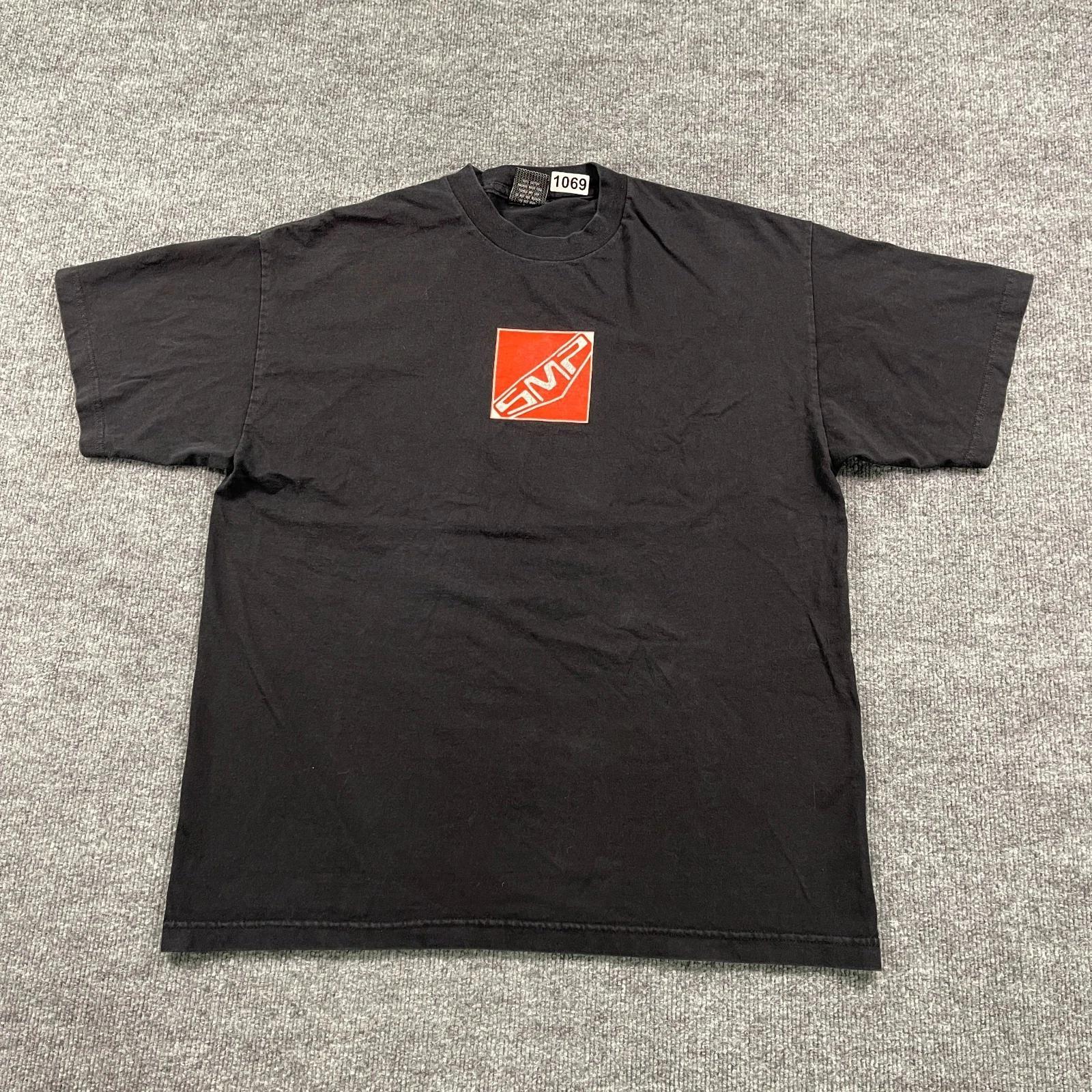 

Vintage 90s SMP Skateboard Skater Streetwear Shirt XL 23x28 Black 3XL