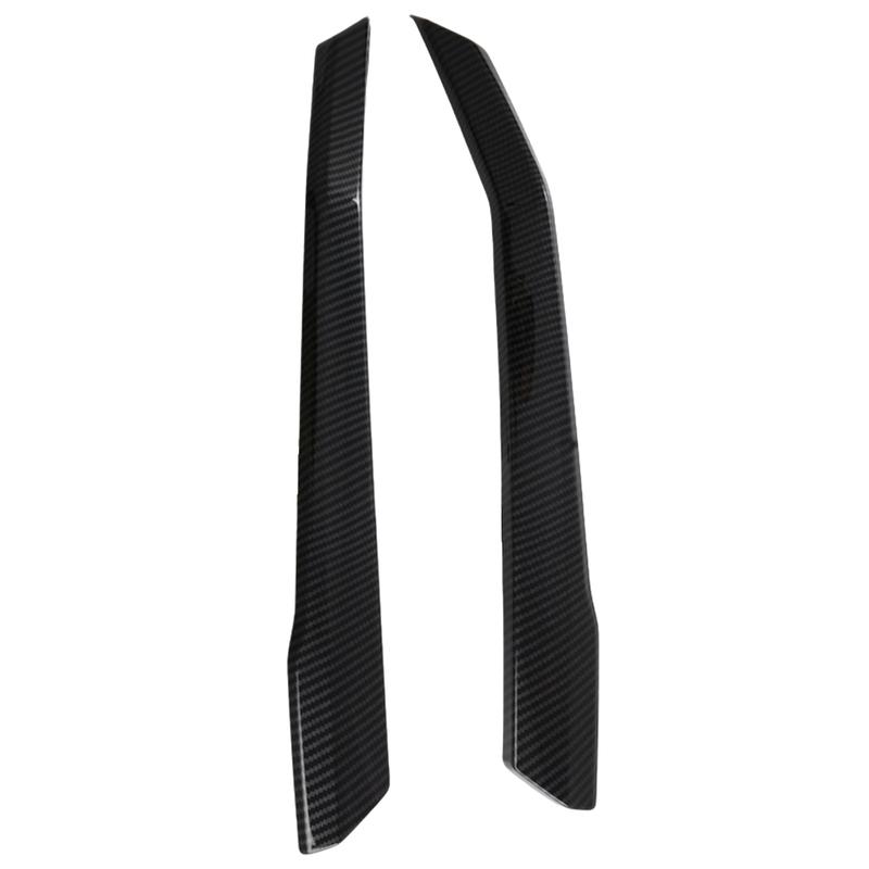 Front Central Grille Cover Trims Fit for Subaru Crosstek  2024 Carbon fiber style Car Accessories
