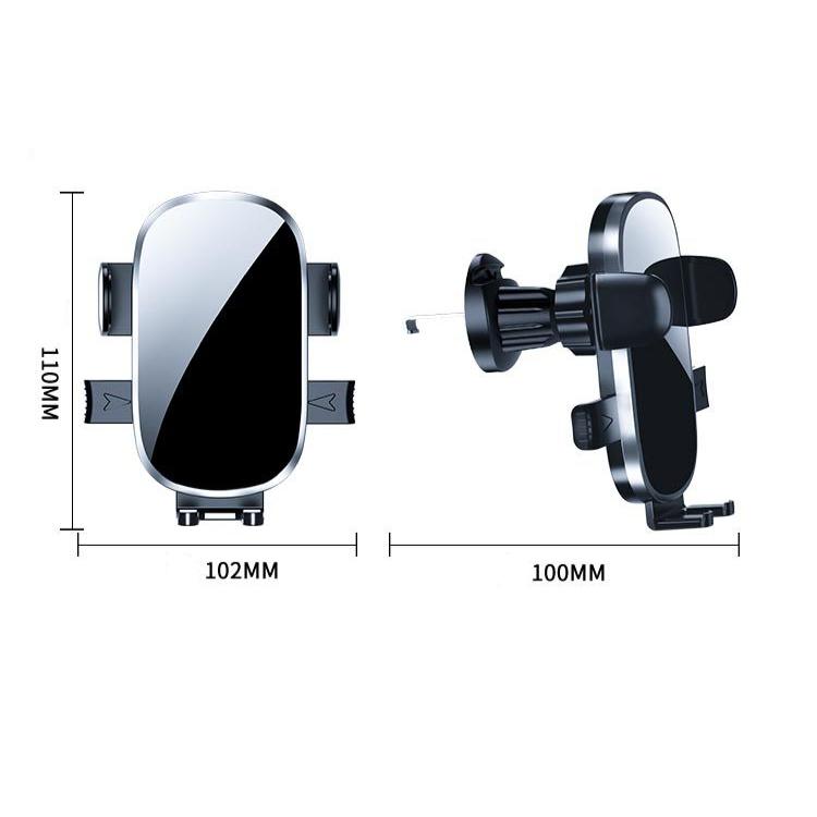 Car Phone Holder Mount 360° Rotation Phone Mount with Hook Clip for Car Air Vent Compatible with iPhone Samsung Android Cell Phone