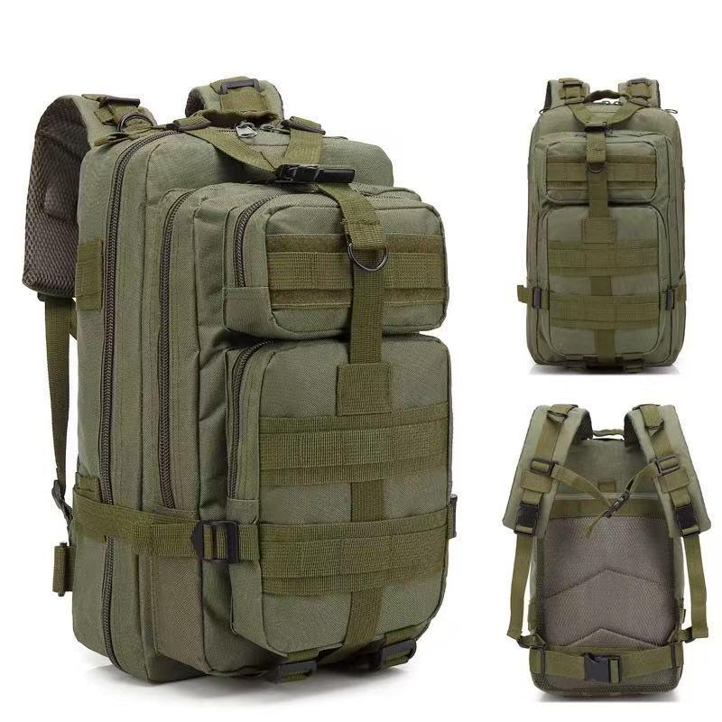 

3P Tactical Camouflage Backpack: Multifunctional Double Shoulder Bag for Hiking, Camping, Sports, and Outdoor Activities