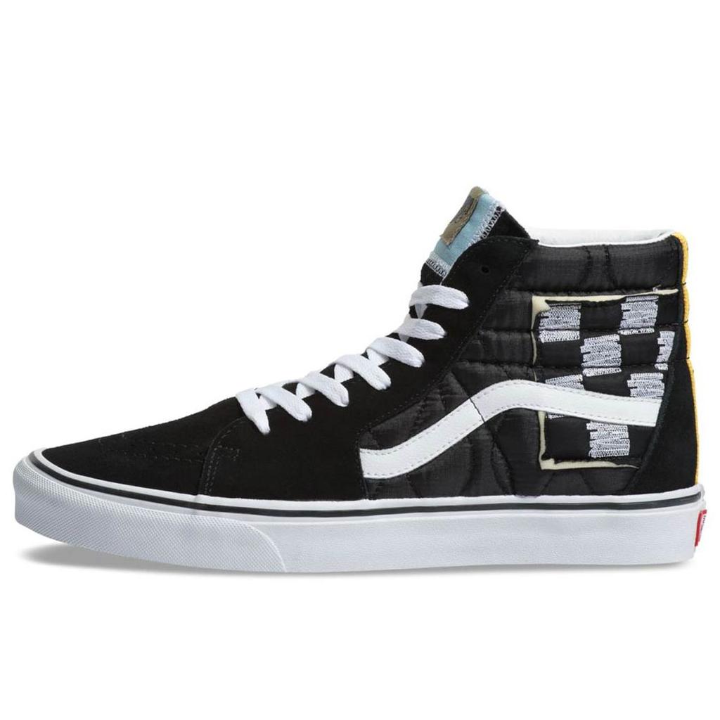 Vans Sk8-Hi Mixed Quilting Unisex Sneakers Black White VN0A38GEVP6