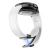 For Samsung Galaxy Watch 6 Magnetic Black Buckle Leather Silicone Watch Band