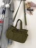 Nylon Tote Bag For Women With Zipper Closure And Mobile Pocket For Daily Use