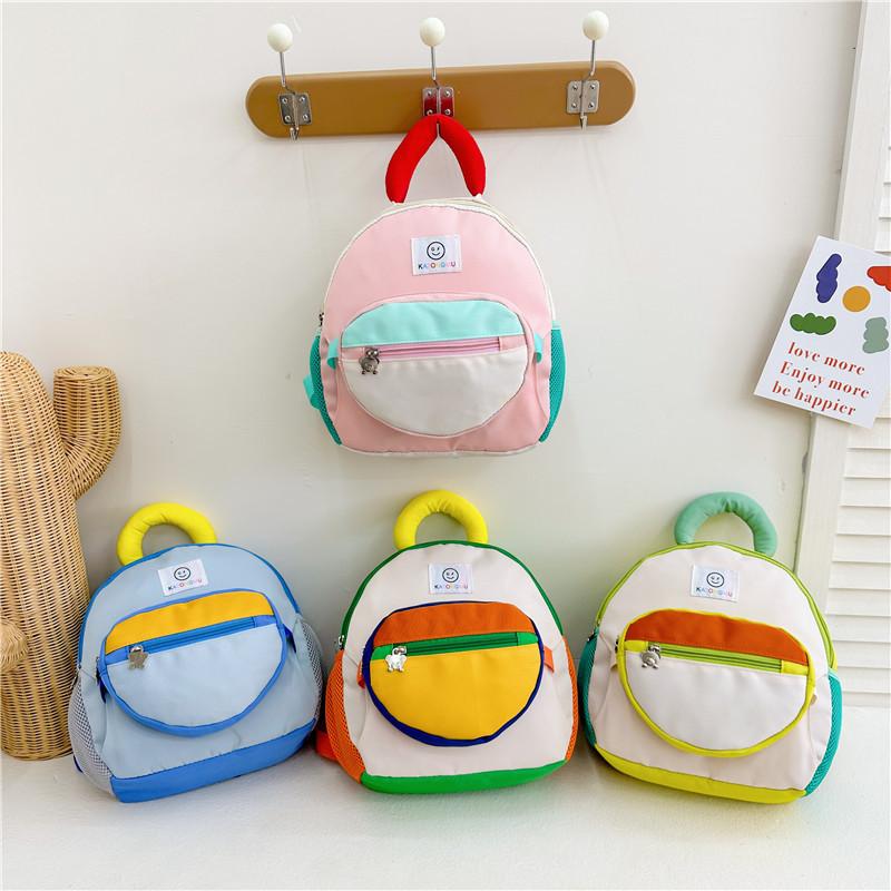 Trendy Detachable Toddler Backpack Unisex Nylon Lightweight Children Bag