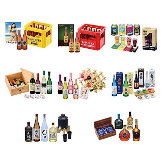 Petit Sample Fujimaru Sake a store specializing in premium a box of 8 Re-Ment Series Shop, sake,