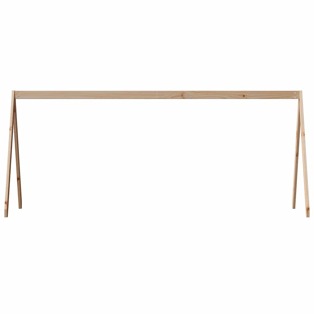 Canopy for Children s Bed 199 x 80.5 x 88 cm Solid Pine Wood
