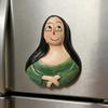 Creative Magnetic Displays Resin Fridge Magnets Strong Adhesion for Artistic Note Holding in Kitchen & Office Setting