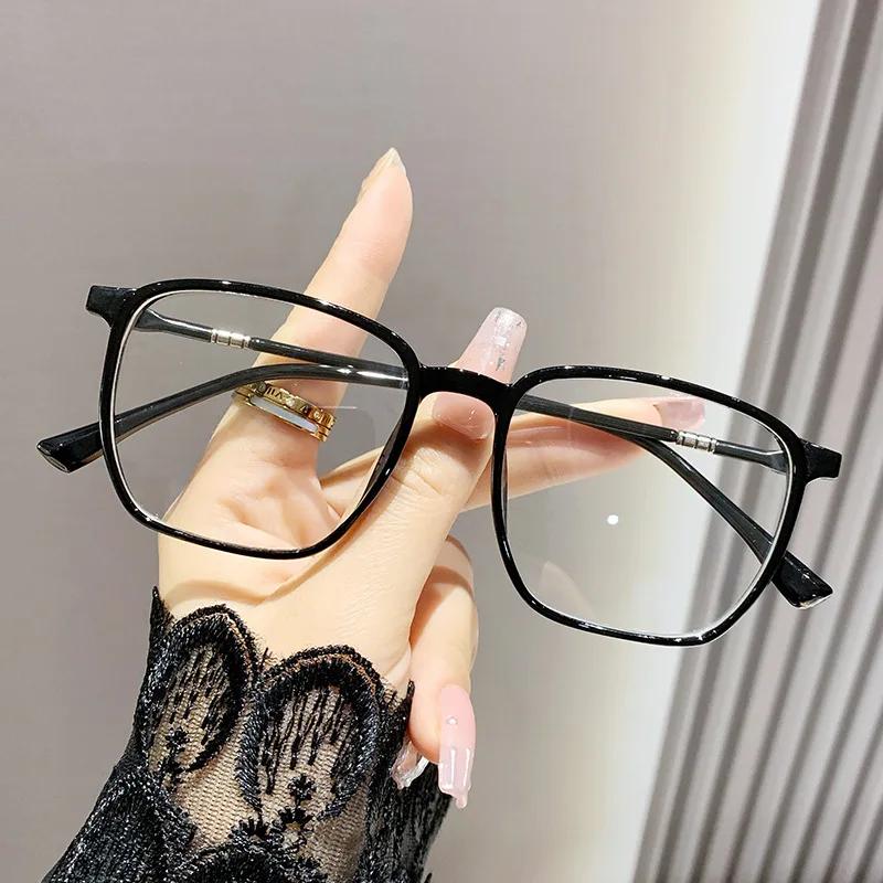 Reading Glasses Women Ultra Large Frame Light Anti Blue Light High-Definition Eyewear Presbyopia Hyperopia Eyeglass +1.0 +1.5