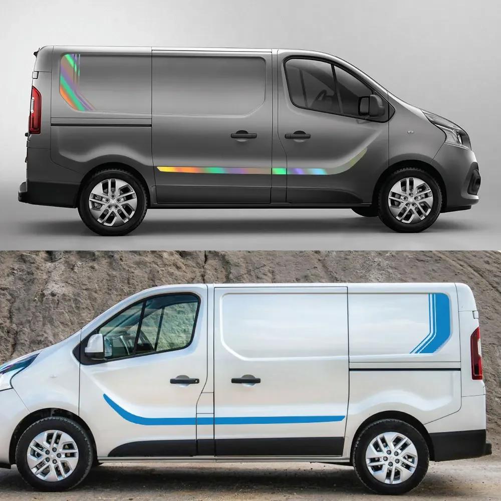 Car Stickers Van Vinyl Decals For Renault Trafic Vauxhall Opel Vivaro Fiat Talento Nissan NV300 Camper Tuning Accessories