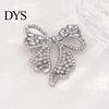 Women Jewelry Sparkling Rhinestone Bow Brooch, Mini Bowknot Shaped Lapel Decorative Clothing Accessories Pin, Accessory for Girls Pin