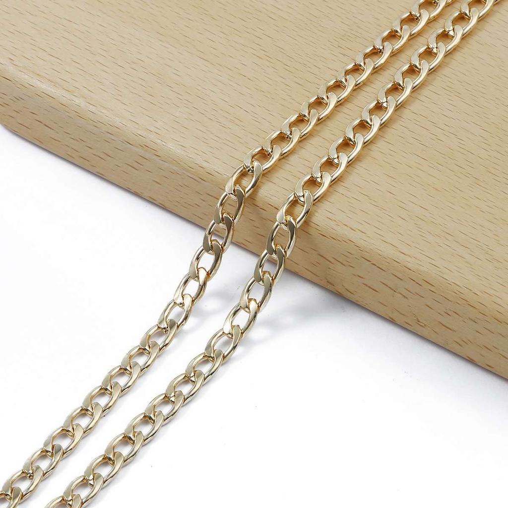 KC Gold Long Necklace Chains Iron Bulk For DIY Jewelry Findings Making Materials Accessories