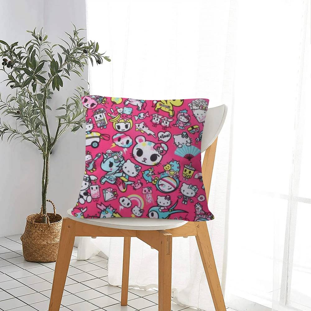 Anime T-Tokidoki-S Pillow Cushion Cover Pillowcase Living Room Sofa Home Decor