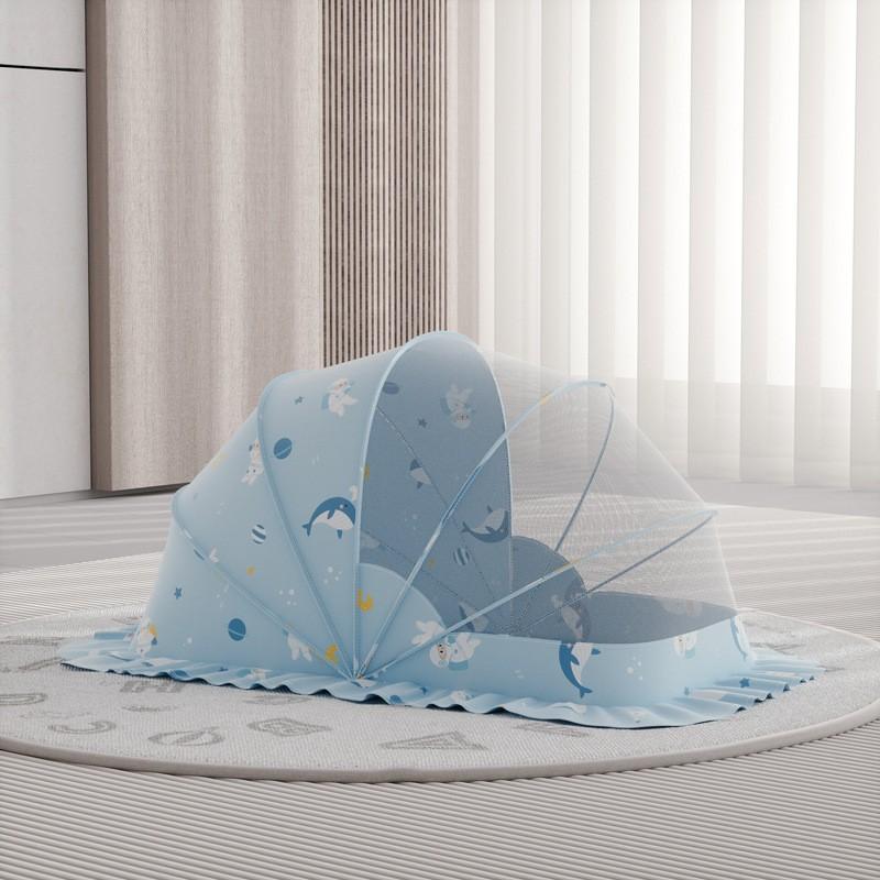 New Baby Mosquito Net Cover for Bedroom Crib, Baby Mosquito Cover, No Installation Required, Foldable Children's Mosquito Net for Home Use