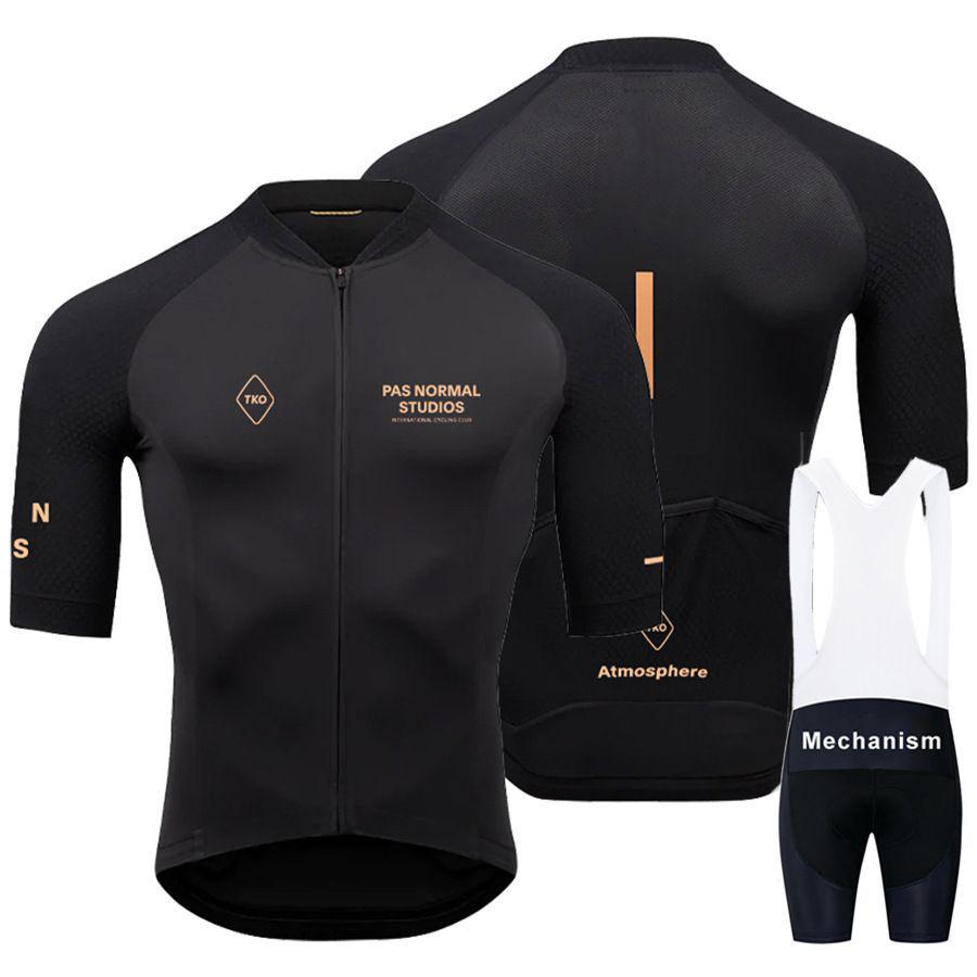 2023 Men's Team Edition Summer Cycling Suit Set - Short Sleeve Road Bike Apparel