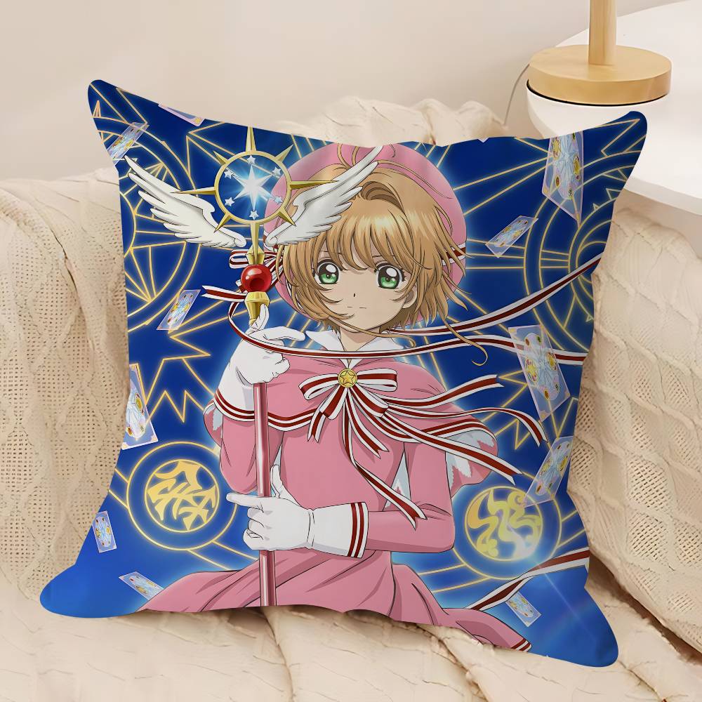 Аниме C-Captor S-Sakura Наволочка Подушка Чехол Обивка Диван Декоративная подушка Домашний декор Наволочка 12x12Inch