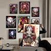 F-Freak P-Pierrots Circo Whitepaper Poster Carta Impermeabile Adesivo Caffetteria Bar Estetica Arte Pittura Murale