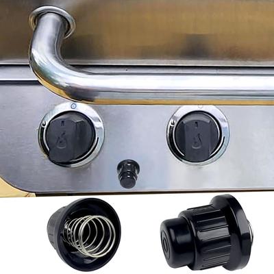 Set of 2 Grill Igniters Caps with Spring Replacement Push Button Spark Generator Knob Barbecue Grill Accessories