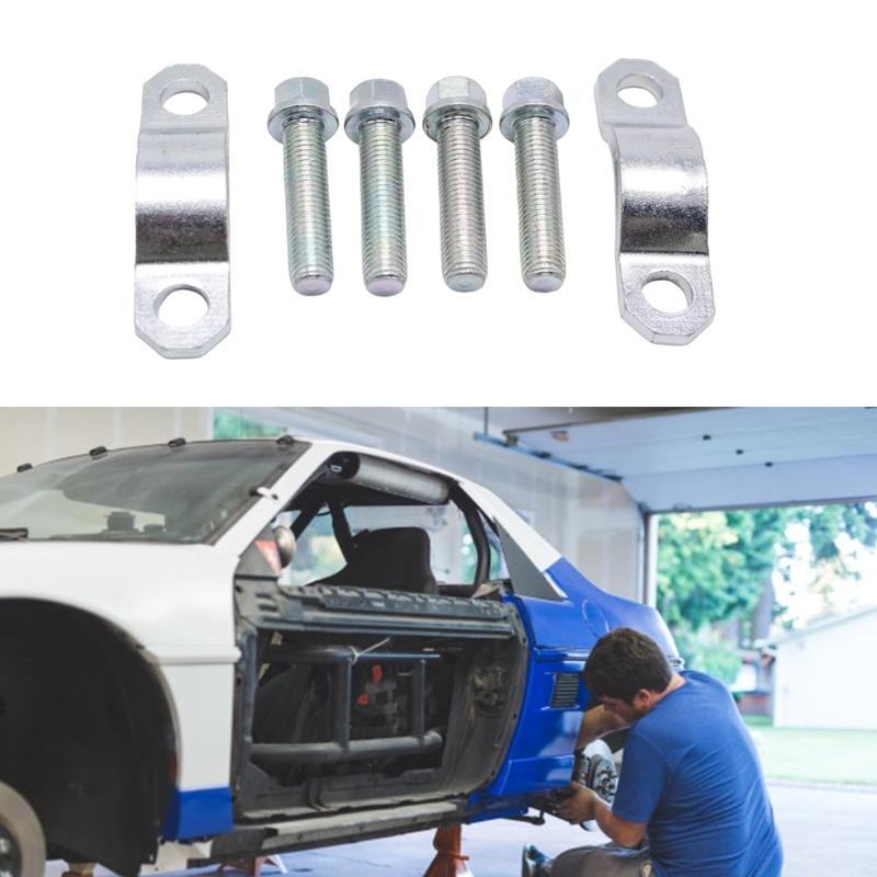 Automotive Accessories for 1964-1981 Replacement Universal Drive Shaft Rear End U Joint Strap Plates Bolts Spare Part