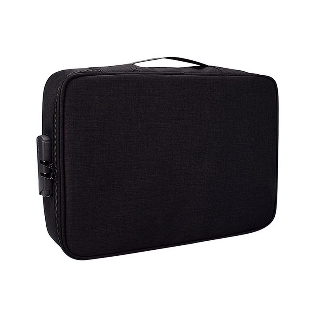 Polyester Waterproof Document Bag Holder Zipper Portable Filing Pouch