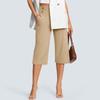 European and American Women's Stretchy, Comfortable, Wide-leg Yoga/fitness Pants, Solid Color, Casual Wear.