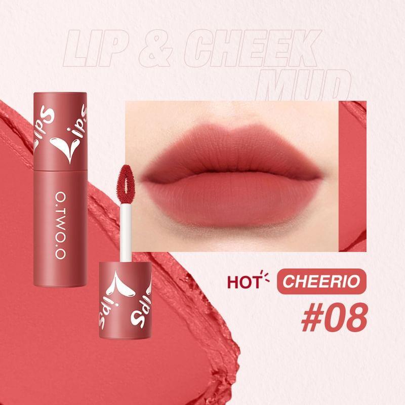 O.TWO.O - Velvet Matte Lip & Cheek Mud (7-11)