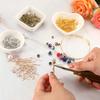 Junkin 2800 Pieces Headpins for Making Jewelry Flat Head Pins Set 0.63 Inch 0.71 Inch 0.79 Inch 1.18 Inch Jewelry Making Head Pins Mix Beading Pins