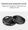 Universal Camera Lens Cap 39mm to 82mm Sizes Front Protector for Fuji Sony Cameras Compatible with Various Lenses 1pcs