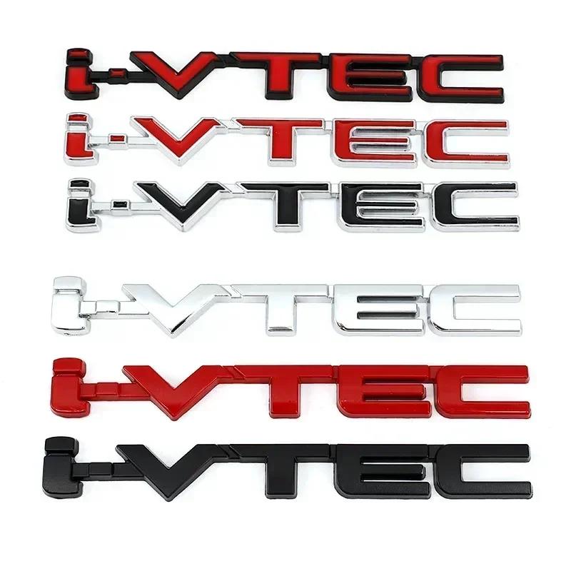 For Honda City CB400 CB750 I-VTEC VFR800 Civic Accord Odyssey CRV SUV Spirior 3D Metal Car Sticker VTEC Logo Emblem Badge Decals