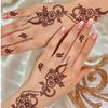 Blumen Sofort-Abziehbilder Mehndi Designs Körperkunst Aufkleber Mode Hand Tattoos Sommerurlaub