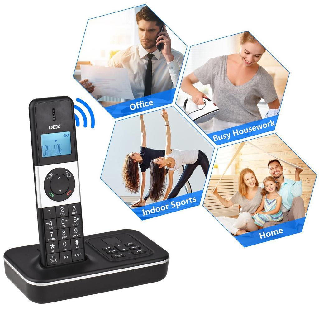 Radiotelephone with Two Handsets Home