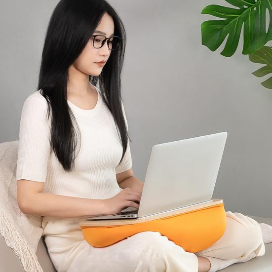 Lazy Pillow Support Frame Changeable Sizes Hands-Free Wooden Reading Pillow Holder Laptop Desktop Stand