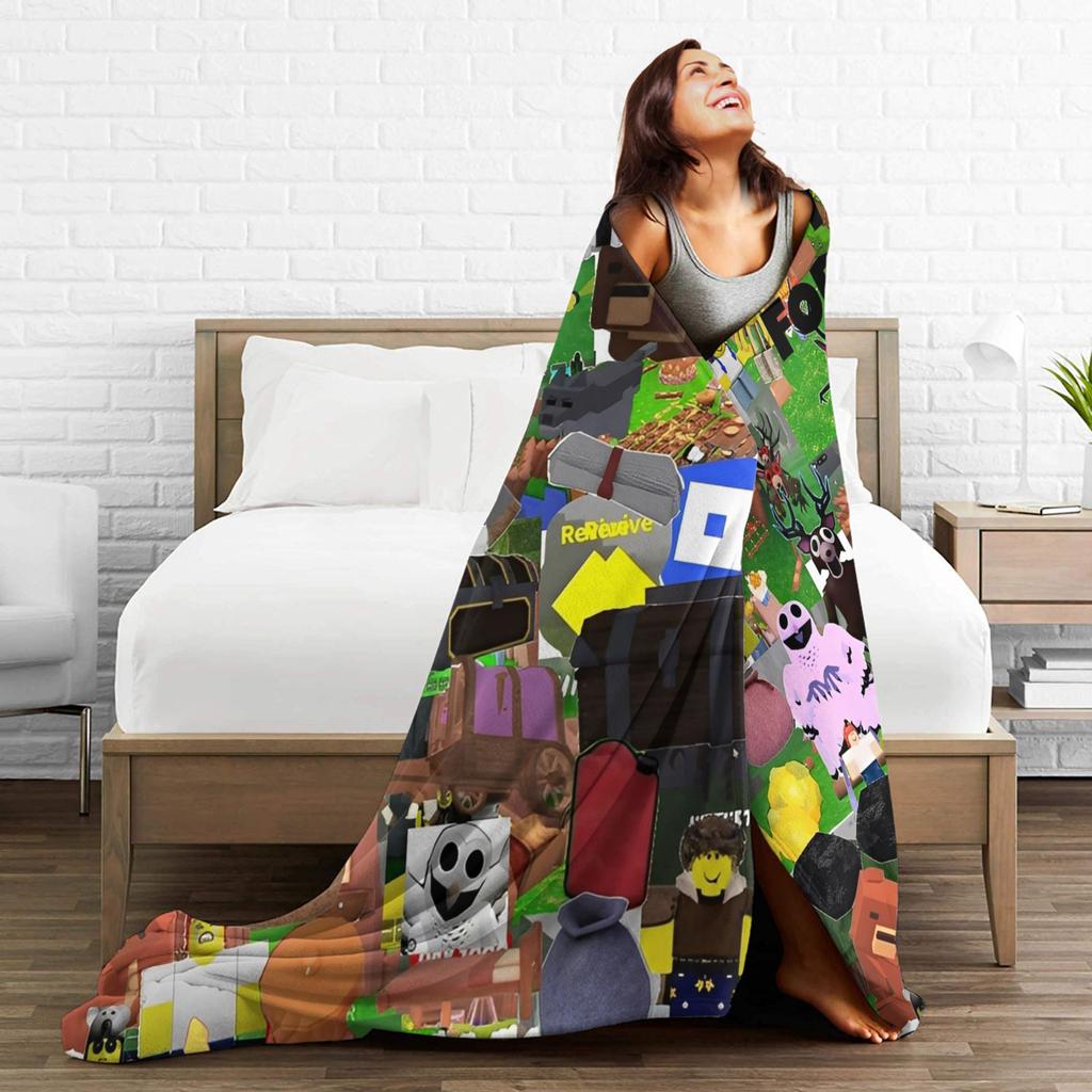 99 Nights in the Forests Blanket Super Soft Cozy Video Games Throw Blankets for Bed 50x60 Inch Multi-size Rug Piece
