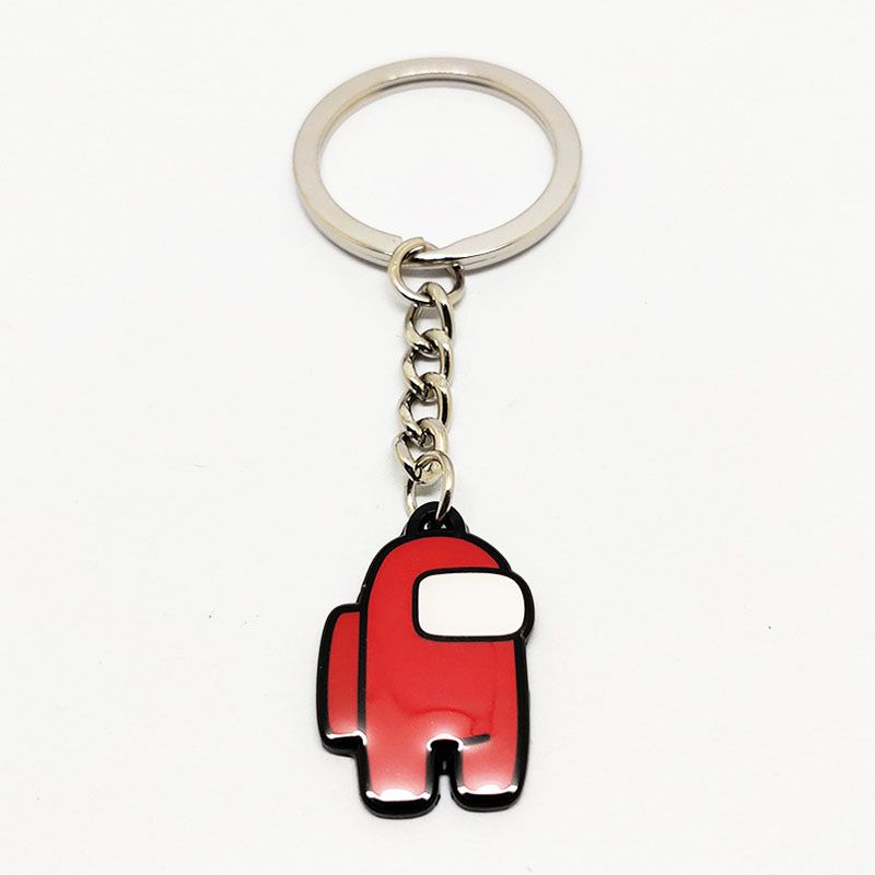 Keyrings Crewmate Car Keychains Schoolbag Buckles Xmas Kids Fans Gift