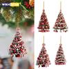1Pcs Christmas Tree Ornaments Acrylic Hanging Pendant Xmas Decoration Home Table Decor Gift Navidad Happy New Year Decor