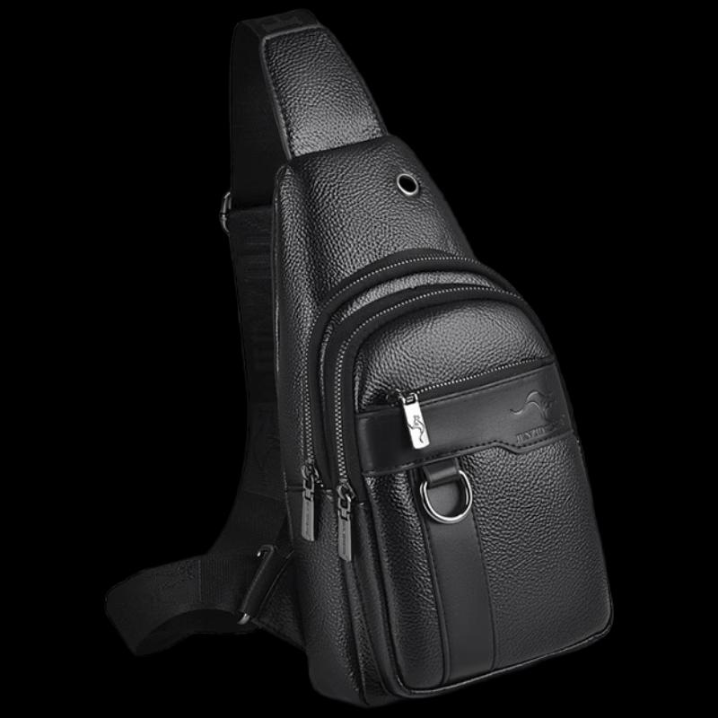 Lishen Retro Textured Crossbody Bag