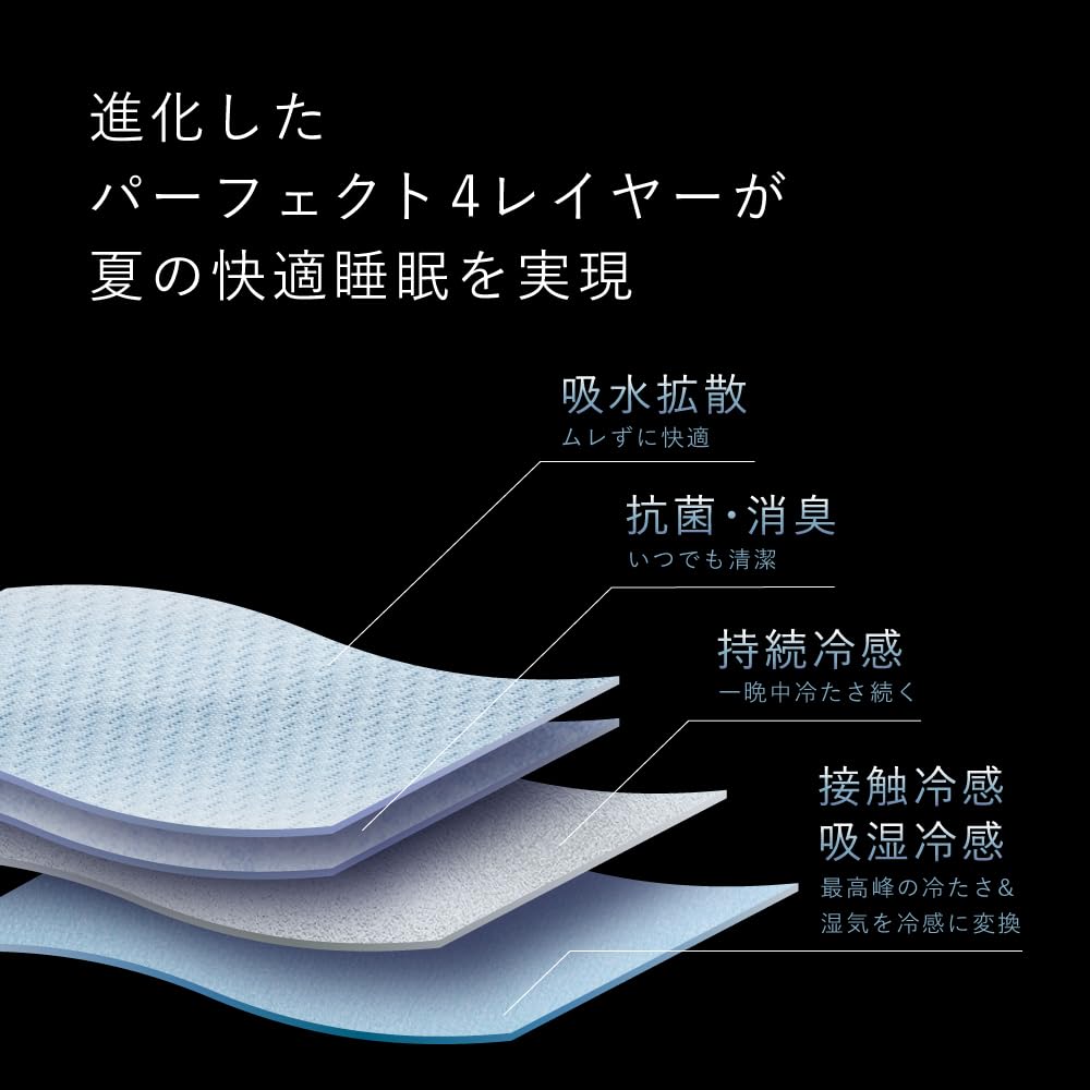 Brain Sleep Bettdecke Perfect Cool EX Einzel Hellgrau Sommerdecke Futon Hautdecke Kühle Haptik Sommer [BRAIN SLEEP]