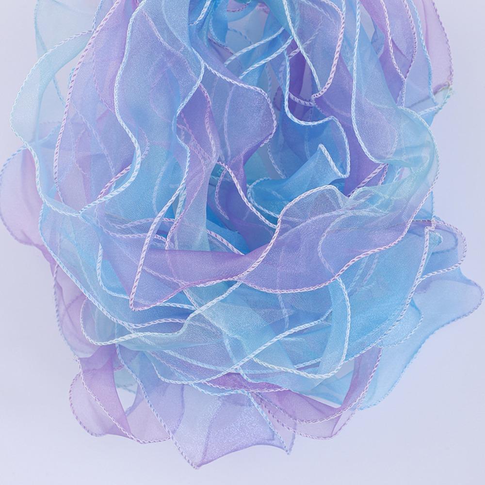 10 Yards Length Organza Ribbon Gradient Colored Lace Ribbon Ribbons Satin Ribbon  Bow Material