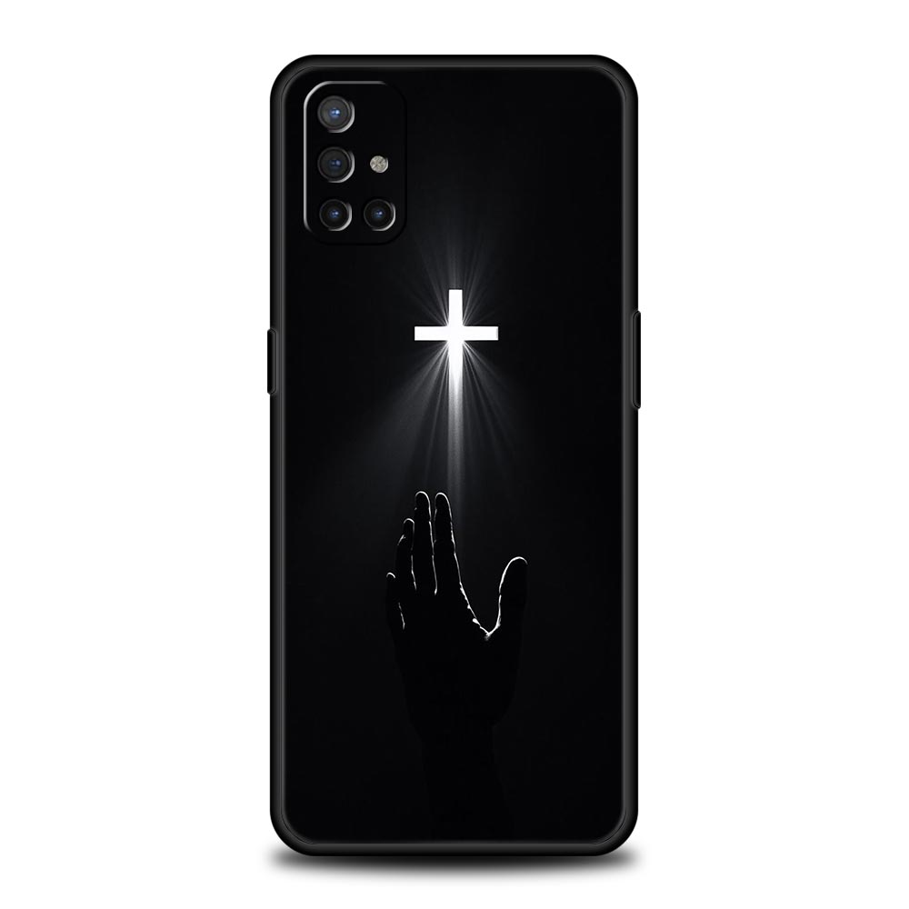 Jesus Flag Christ Religion Faith Phone Case For OnePlus 13 12 11 10 9 8 7T Pro 13R 12R 10R 9RT 8T Nord N30 2T CE 2 3 5G Cover