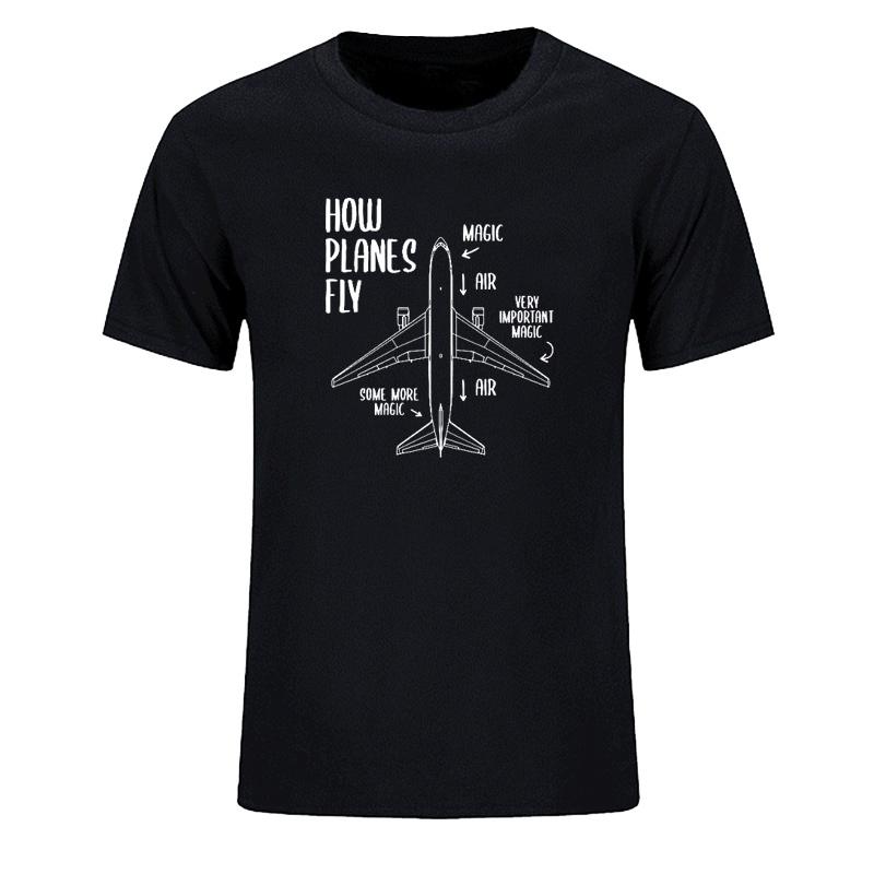 

Мужская футболка с короткими рукавами хип-хоп печатные смешные футболки новинка как самолеты летают инженер пилот самолеттоп тройники негабаритные