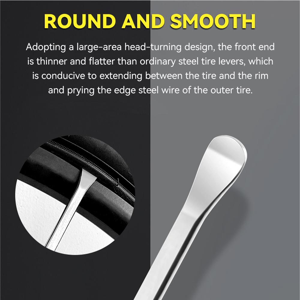 3Pcs Bicycle Tyre Lever Tube Repair Tool Steel Curved Bike Tire Opener Crow Bar MTB Road Cycling Wheel Repair Tools Accessories