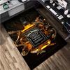 Jack Daniel's Whiskey  Carpet Office Decorative Carpet For Living Room Bedroom Door Mat Floor Rug Computer Chair Area Rug