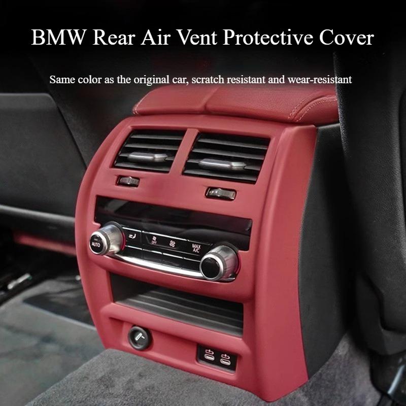 For BMW New 3 5 Series X3 X4 X5 X6 Rear Air Outlet Protective Cover AC Air Conditioning Pad Car Interior Protection Accessory