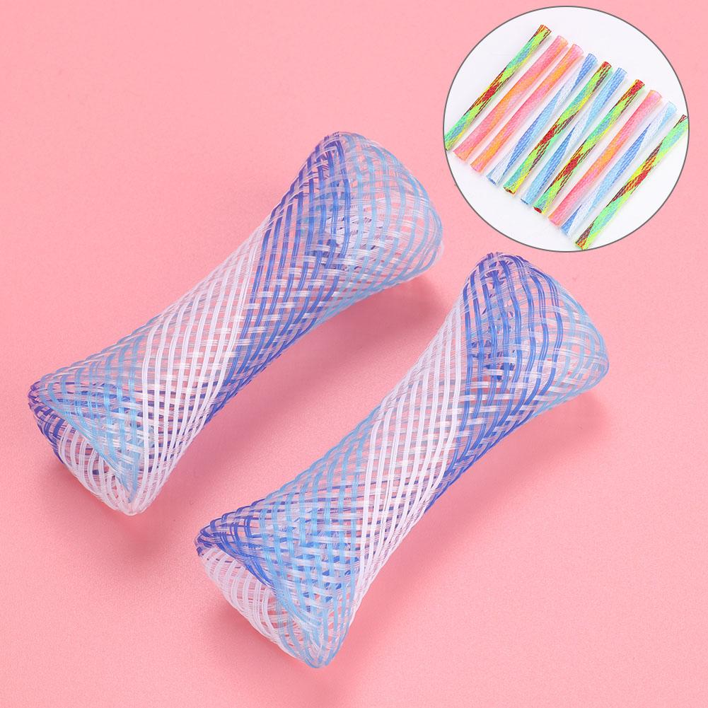 10Pcs Freely Folding Spring Shape MultiColor Cat Bouncing Toy Good Elasticity Pet Playing Toy