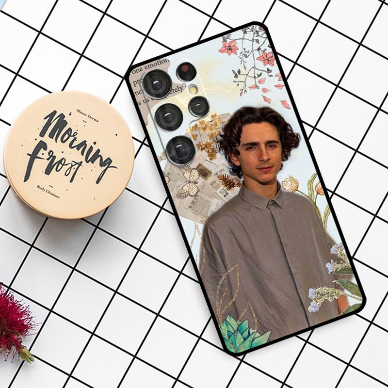 Timothee Chalamet Actor Case For Samsung Galaxy S24 FE S21 S22 S23 S25 Ultra S9 S10 Plus S20 FE S25 FE Phone Cover